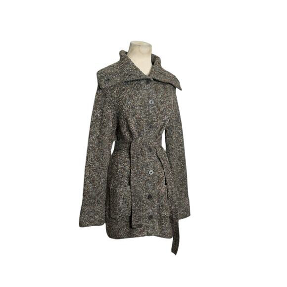 The Limited heathered brown buttoned cardigan sweater size M - Picture 11 of 15